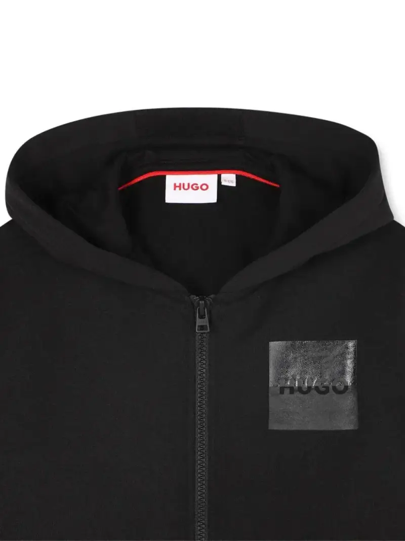 Hugo Kids Felpa Bambino Nero miniatura 2