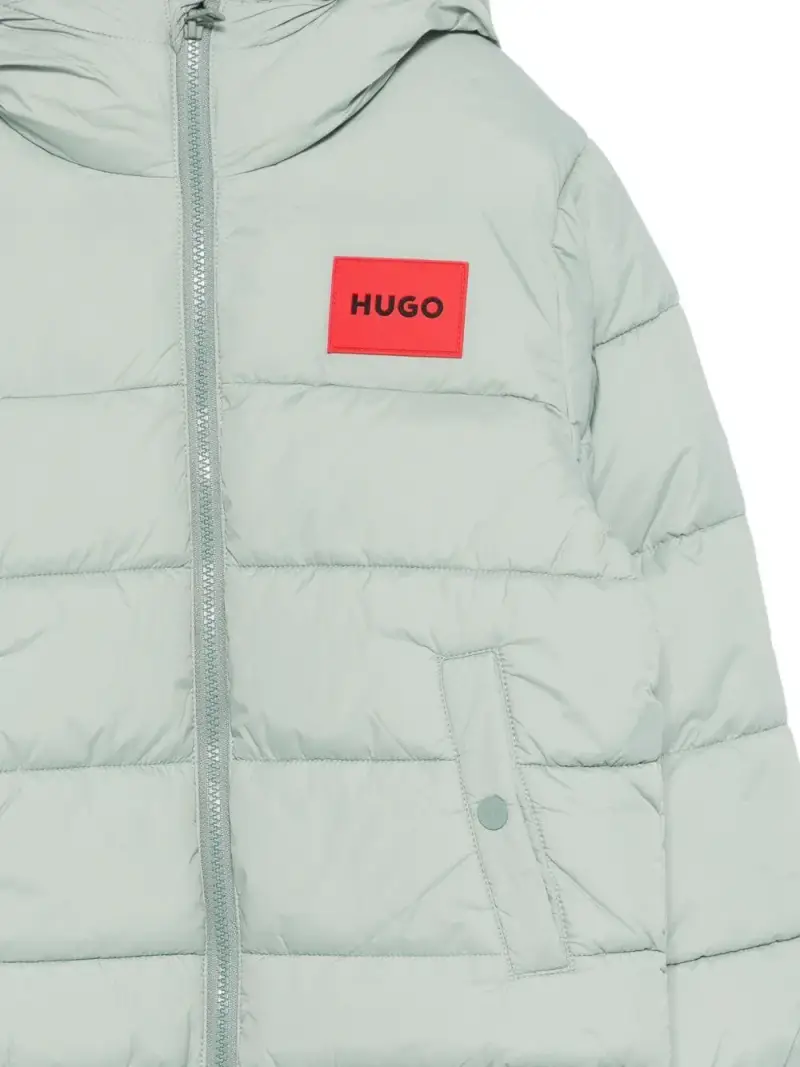 Hugo Kids Giacca Bambino Verde acqua miniatura 3