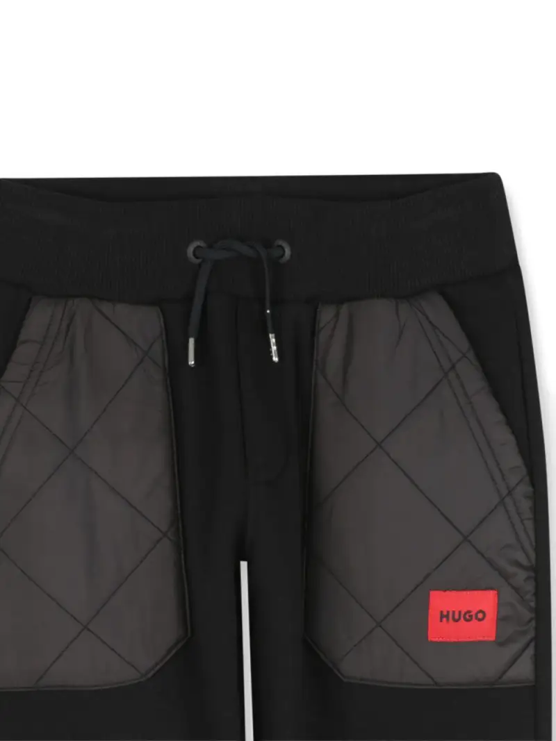 Pantaloni Sportivi Trapuntati Nero miniatura 3