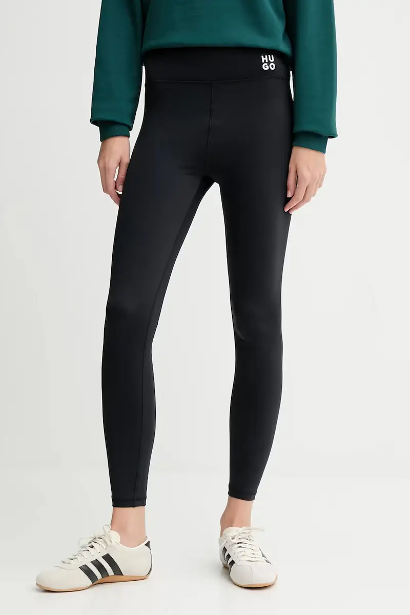HUGO Leggings Donna Nero 3153286