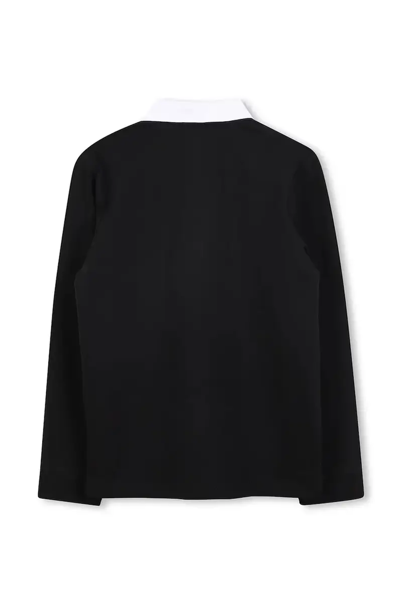 maglietta a maniche lunghe per bambini colore nero G00445 miniatura 3