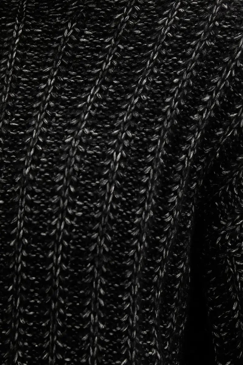 maglione con lana colore nero 50550210 miniatura 5