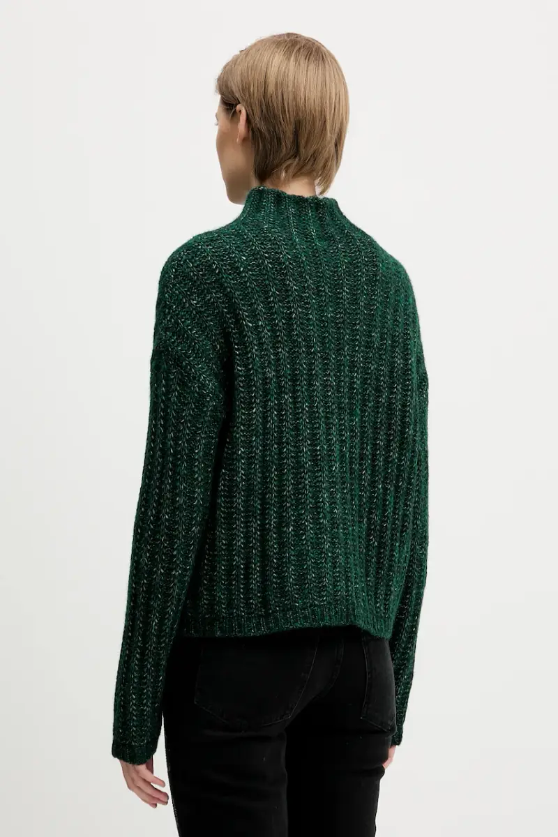 maglione con lana colore verde 50550210 miniatura 3