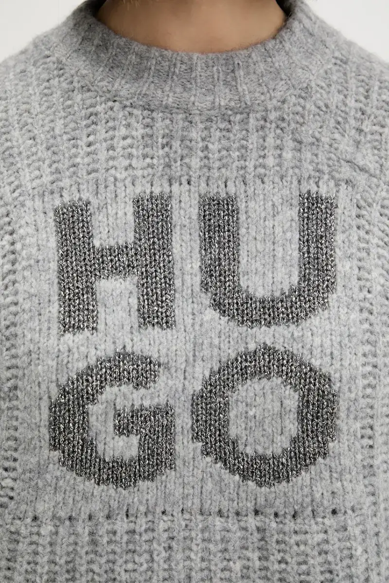 maglione con lana Sloguis colore grigio 50548245 miniatura 5