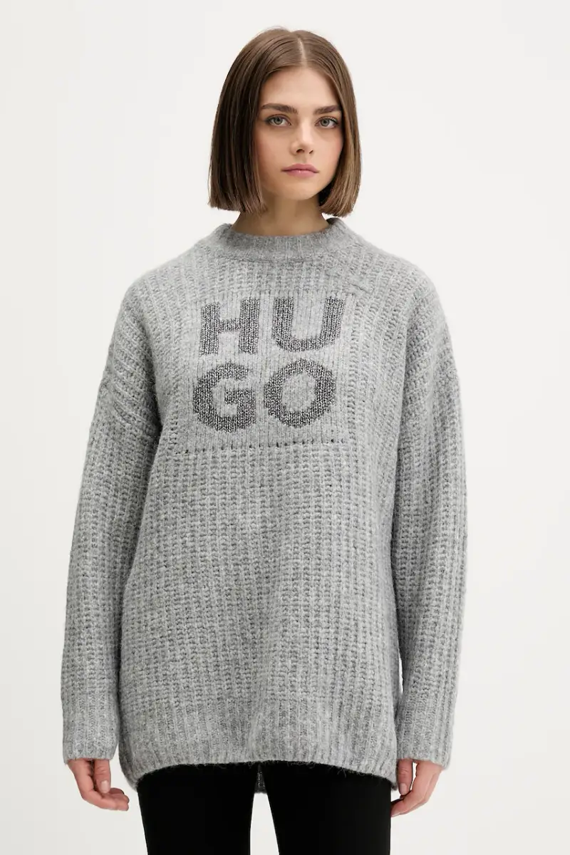 maglione con lana Sloguis colore grigio 50548245