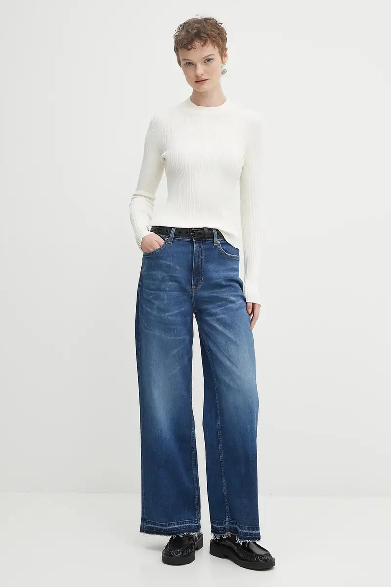 maglione donna colore beige 50549762 miniatura 2