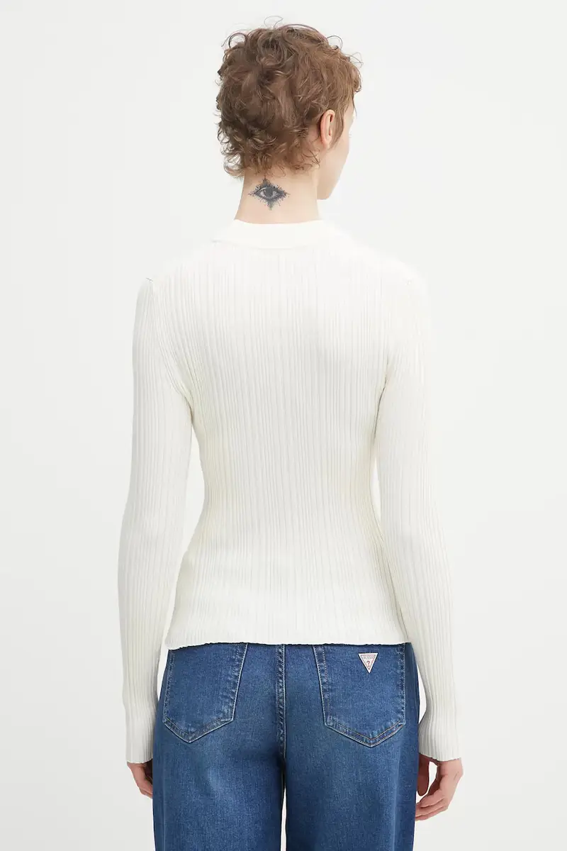 maglione donna colore beige 50549762 miniatura 3