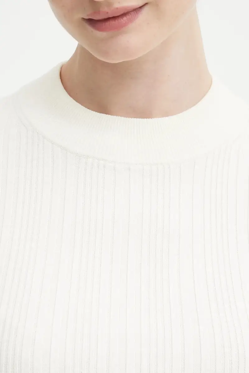 maglione donna colore beige 50549762 miniatura 5