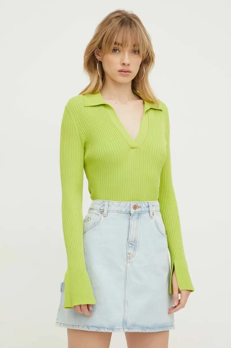maglione donna colore verde