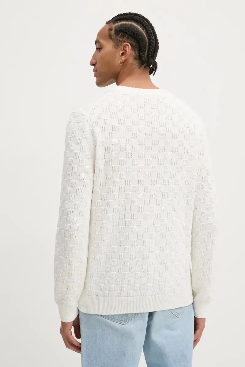 maglione in cotone colore beige 50531812 miniatura 3