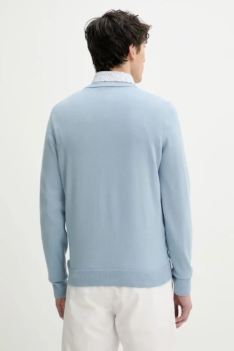 maglione in cotone colore nero 50475083 Blu miniatura 3