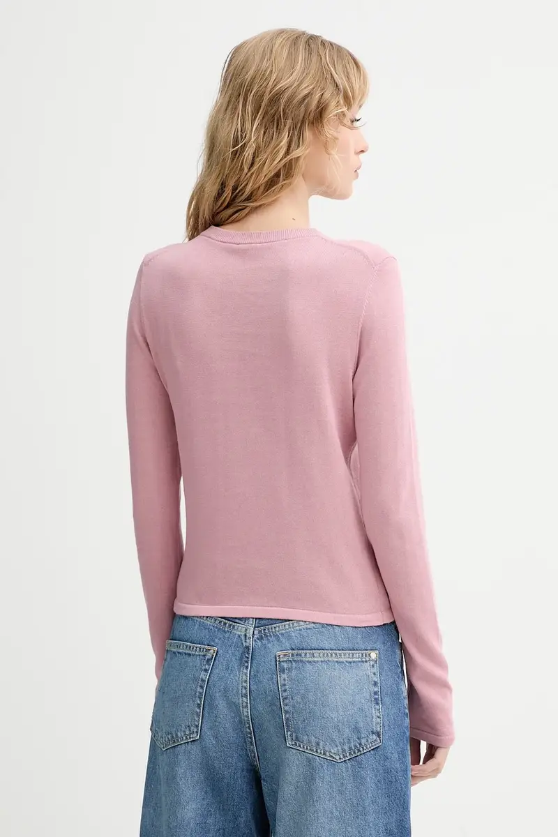 maglione in cotone colore nero 50514296 Rosa miniatura 3