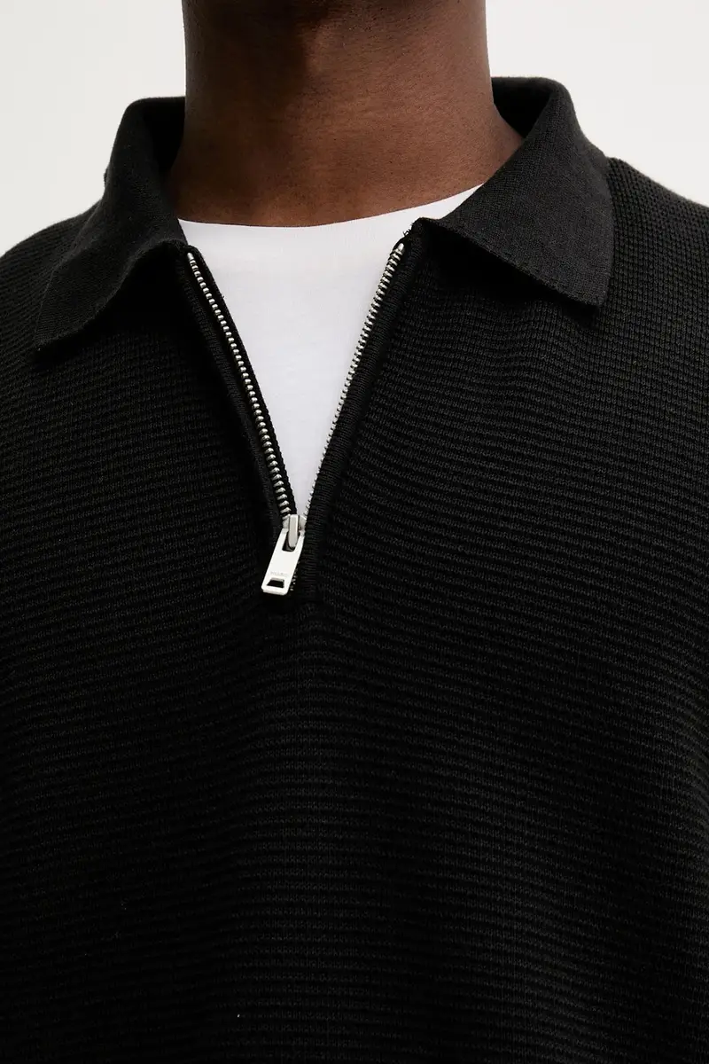 maglione in cotone uomo colore nero 50546871 miniatura 5