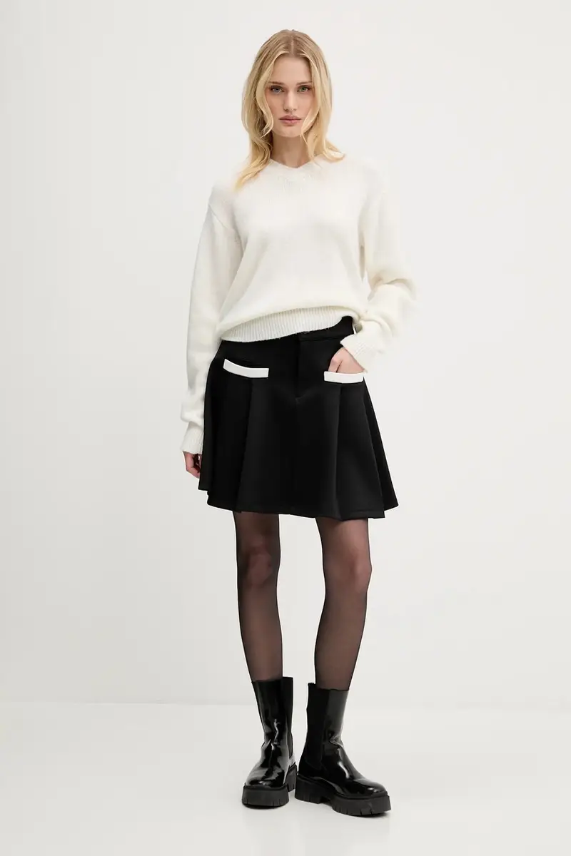 maglione in lana donna colore beige 50545092 miniatura 2