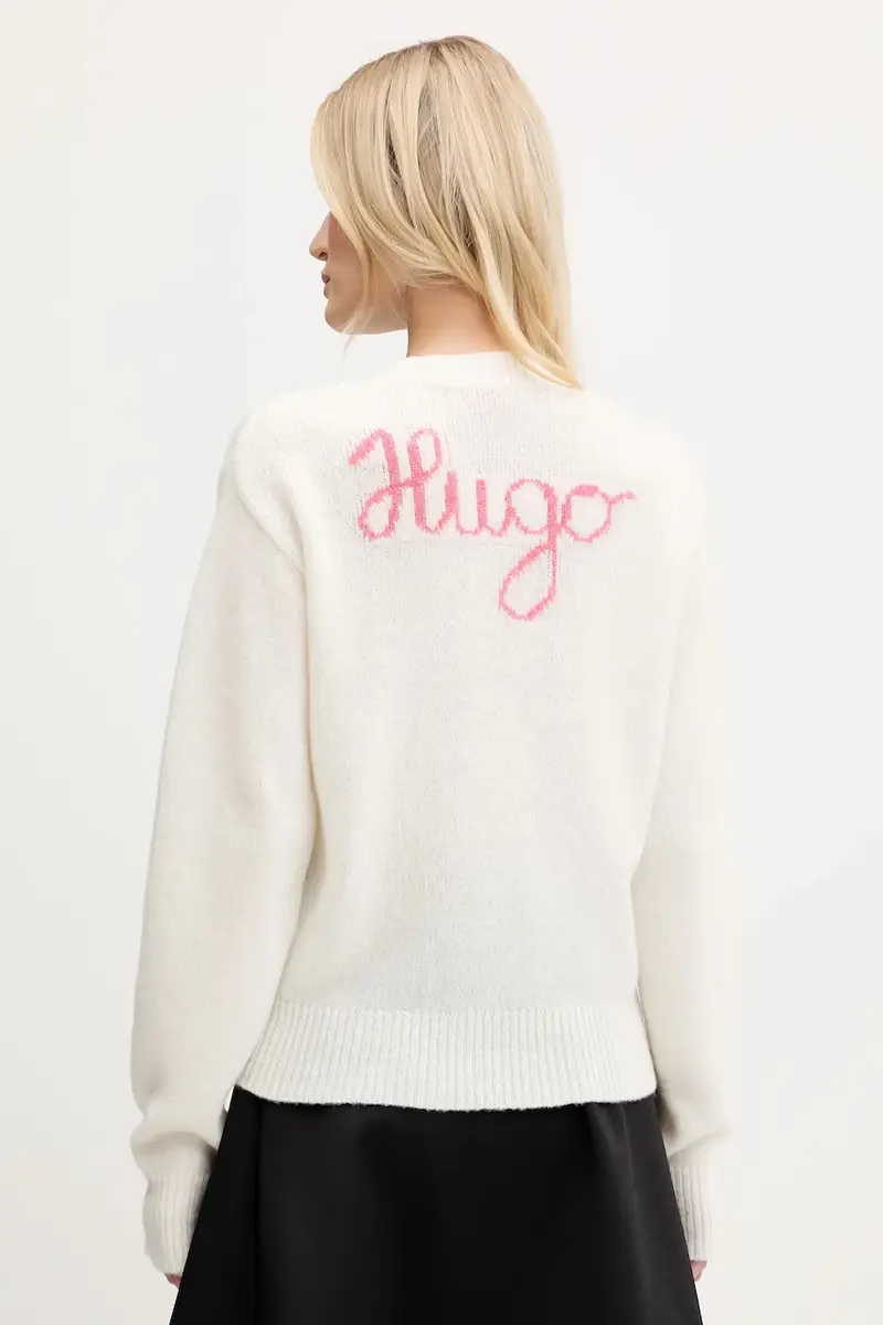 maglione in lana donna colore beige 50545092 miniatura 3