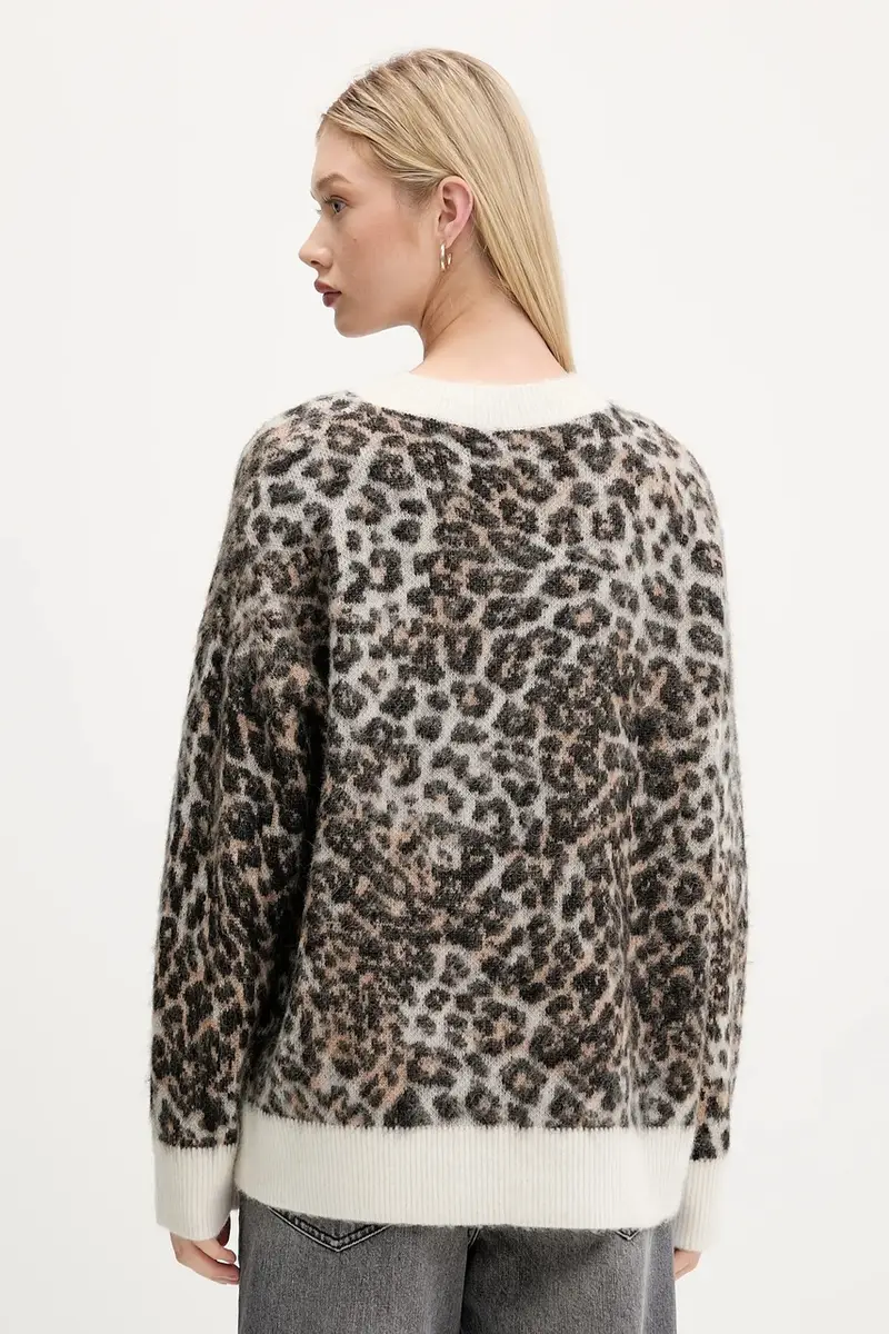 maglione in lana donna colore beige 50548255 miniatura 3