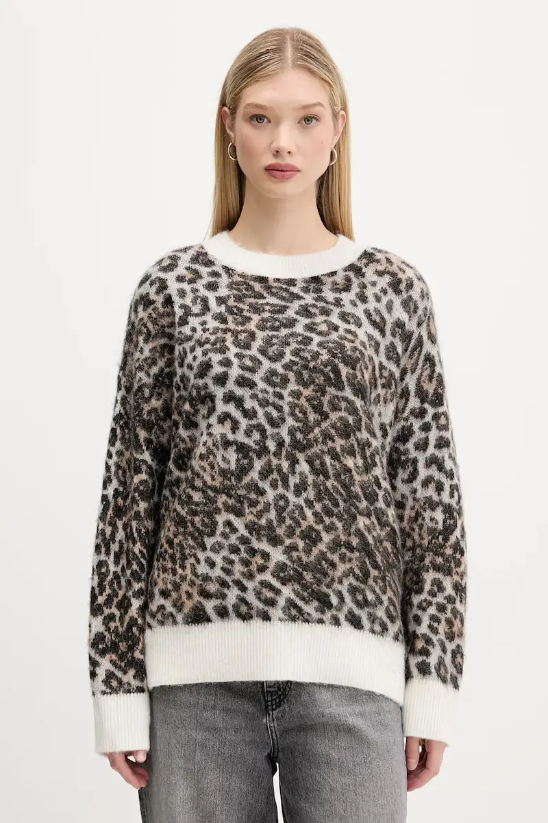 maglione in lana donna colore beige 50548255