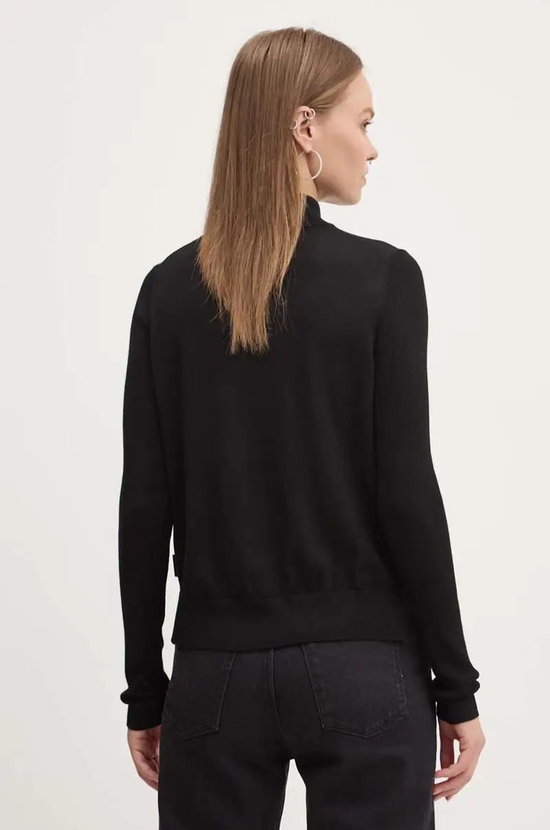 maglione in lana donna colore nero 50500811 miniatura 3