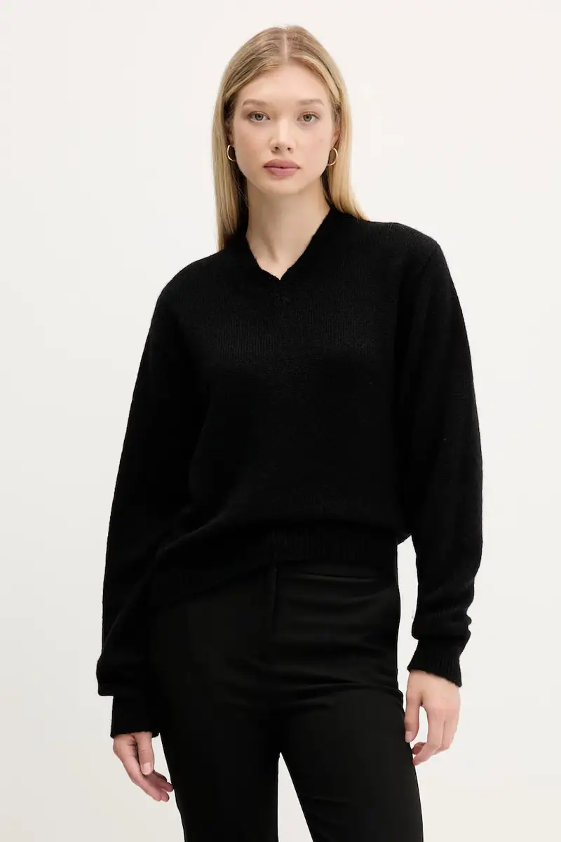 maglione in lana donna colore nero 50545092