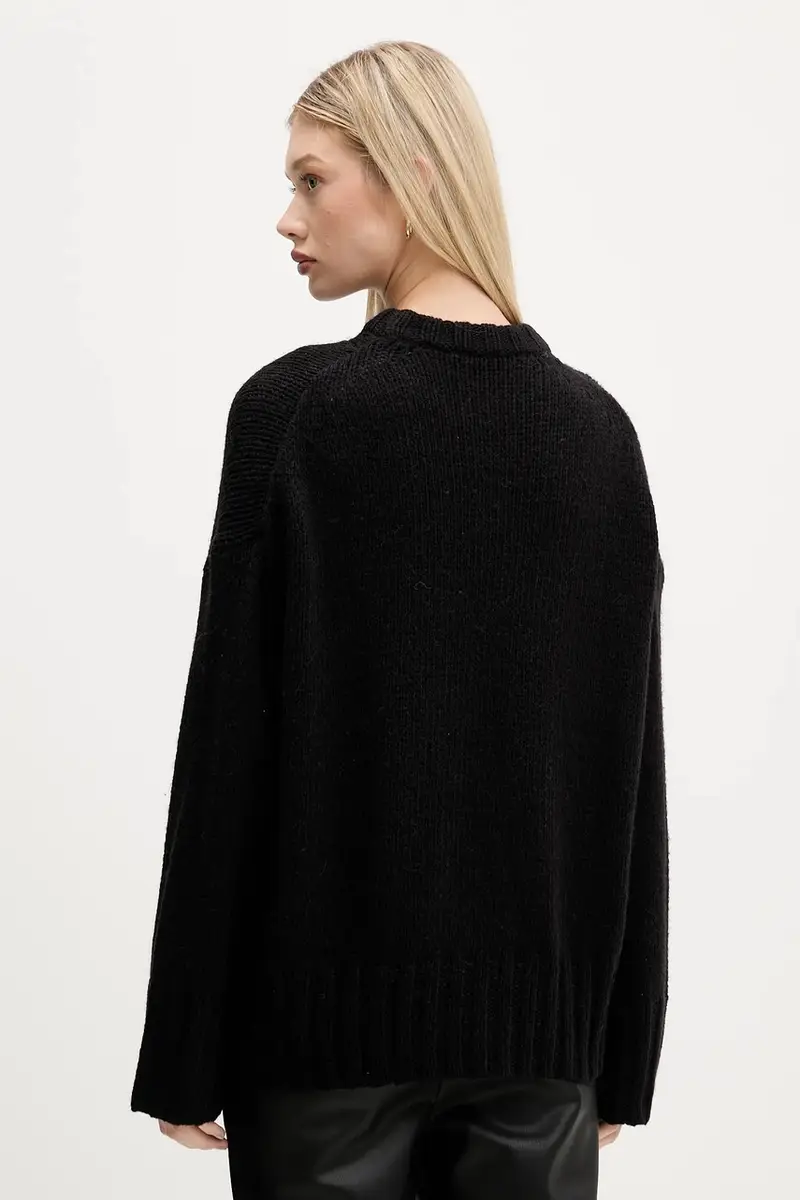 maglione in lana donna colore nero 50548137 miniatura 3