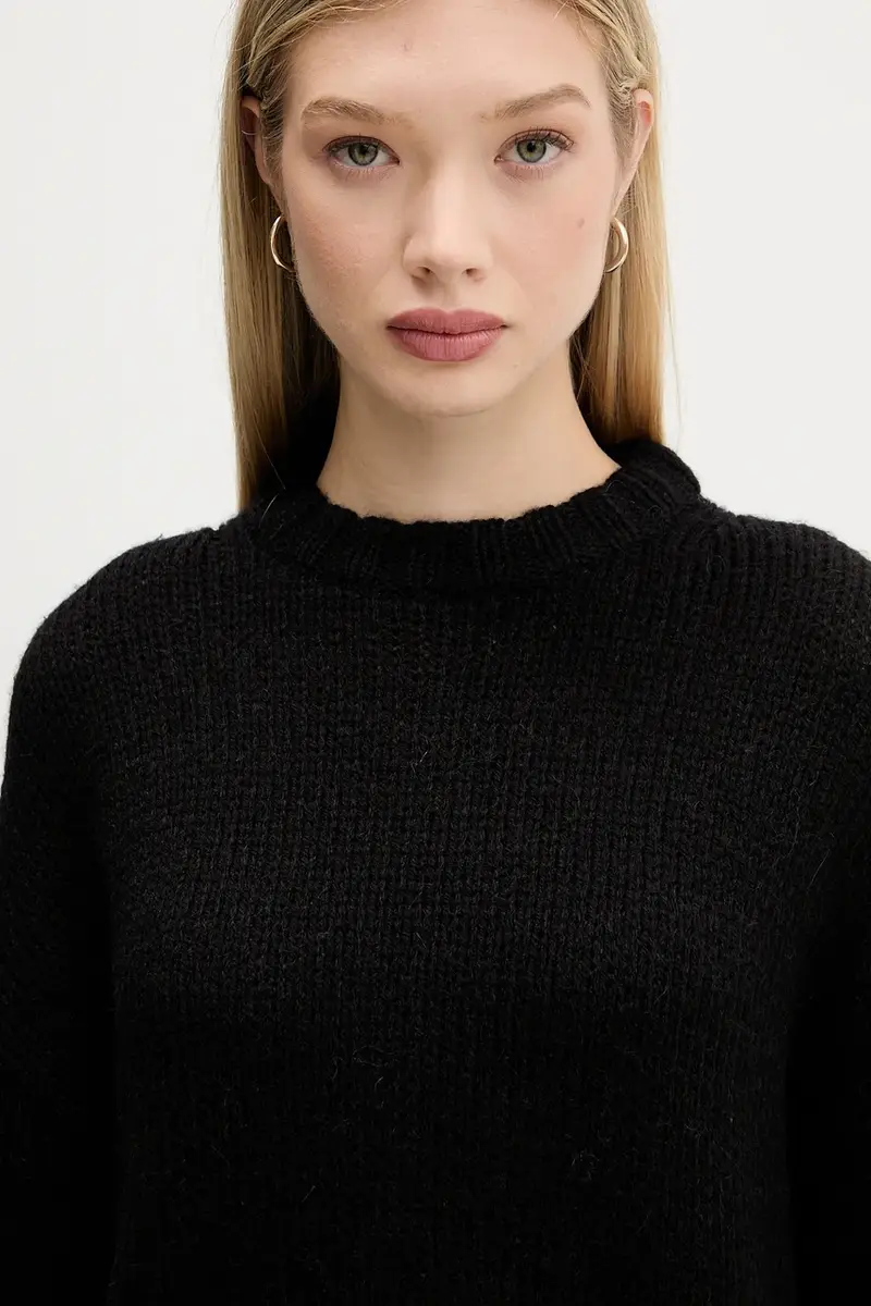 maglione in lana donna colore nero 50548137 miniatura 4