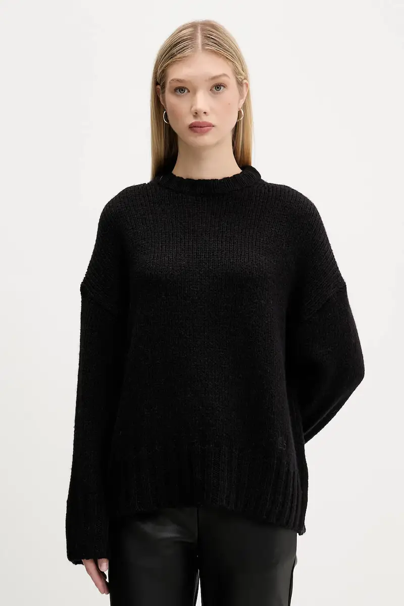 maglione in lana donna colore nero 50548137
