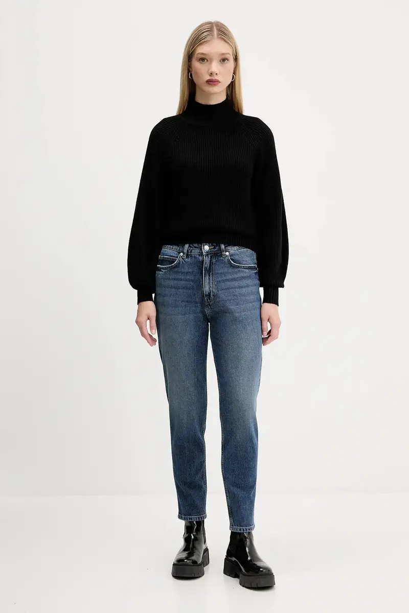 maglione in lana donna colore nero 50548292 miniatura 2