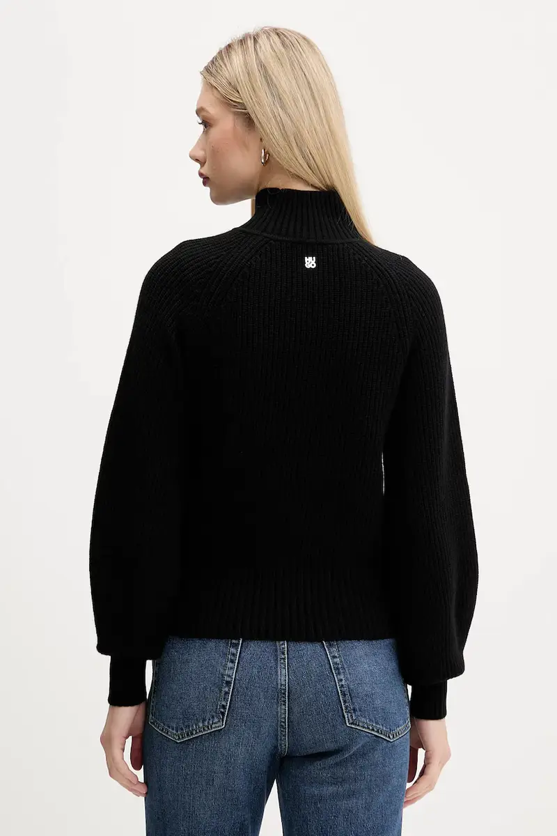 maglione in lana donna colore nero 50548292 miniatura 3