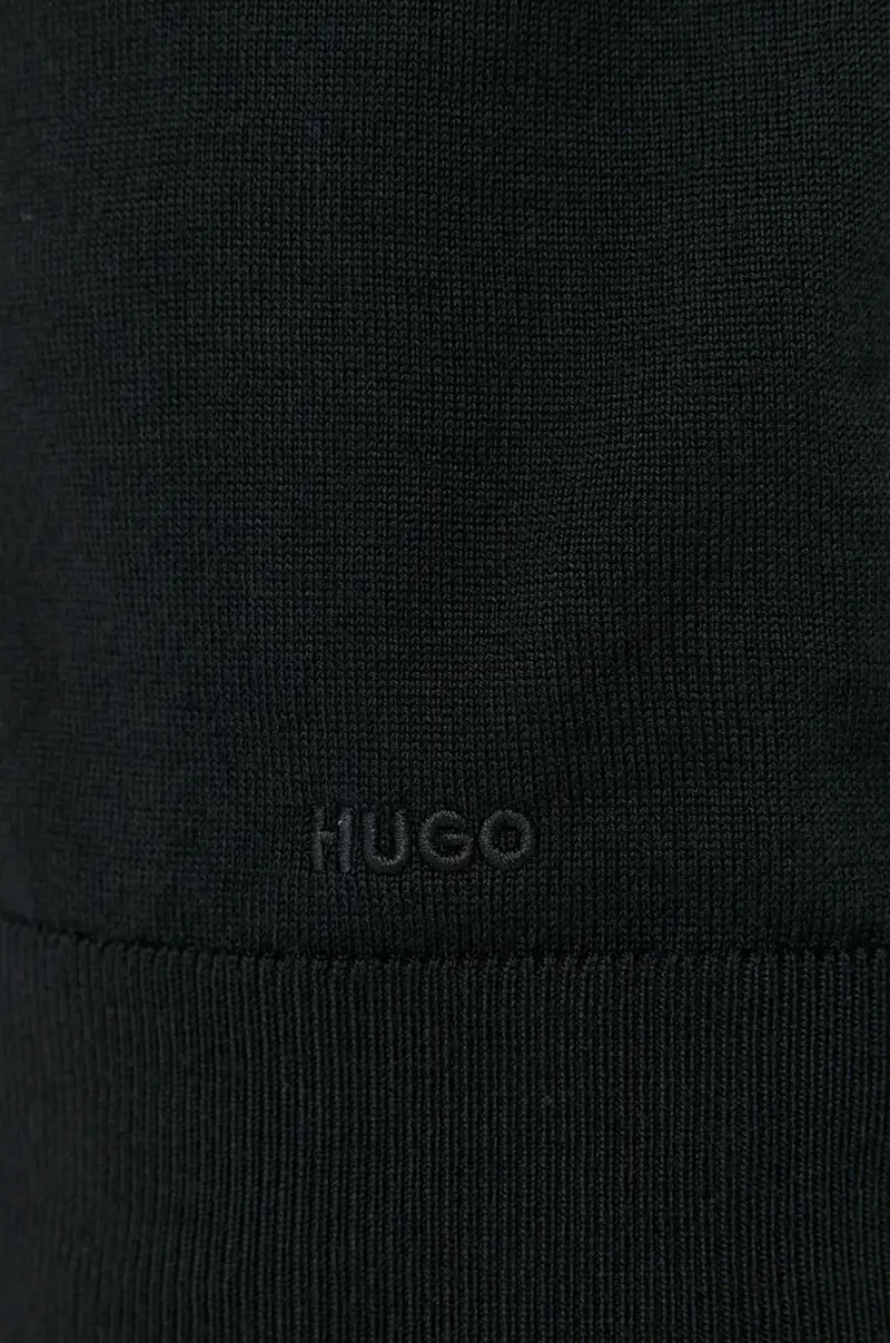 maglione in lana uomo Nero miniatura 5