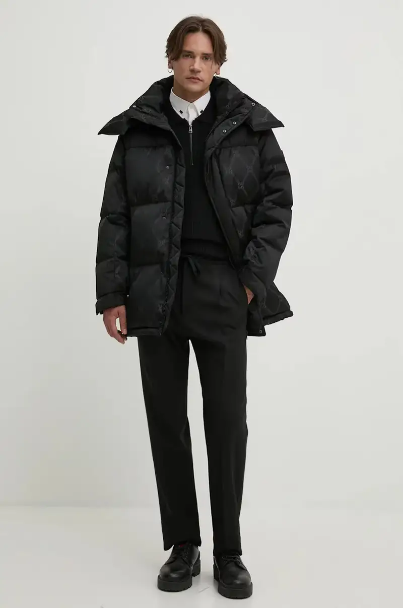 maglione in misto lana uomo colore nero 50524556 miniatura 2