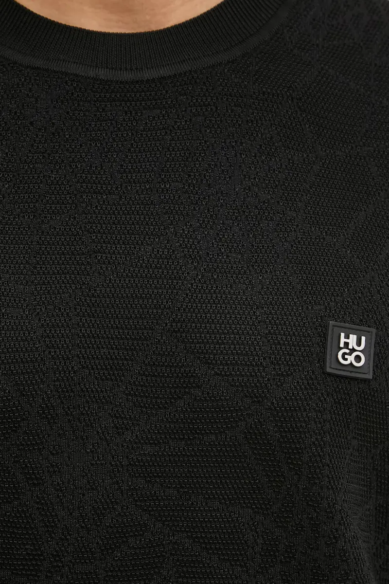 maglione in misto lana uomo colore nero 50532075 miniatura 5