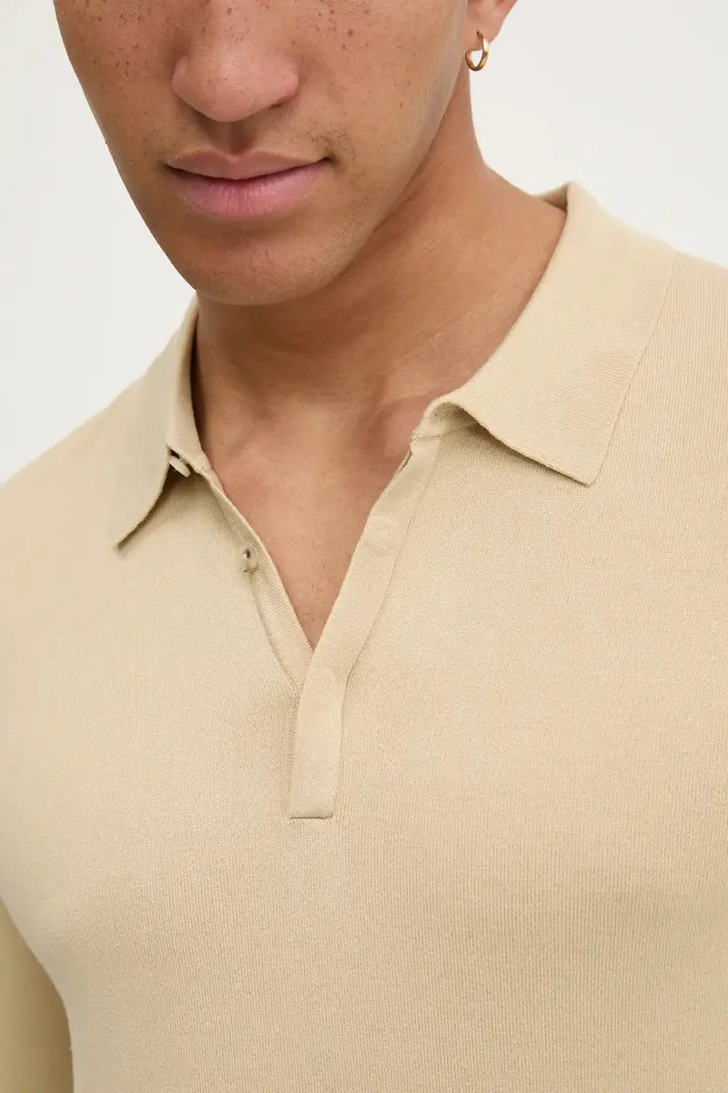 maglione uomo colore beige 50532050 miniatura 5