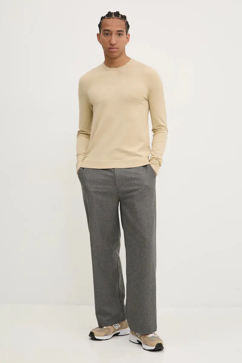 maglione uomo colore beige 50532074 miniatura 2