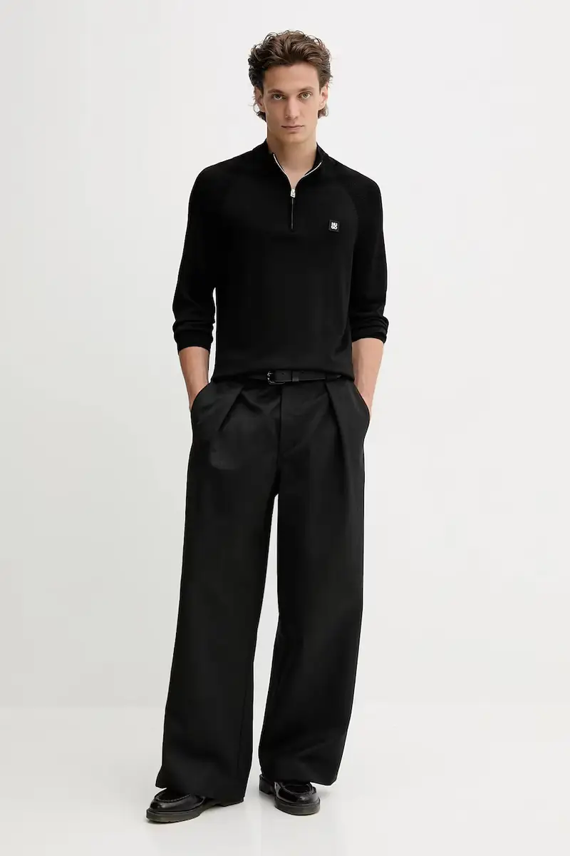 maglione uomo colore nero 50543786 miniatura 2