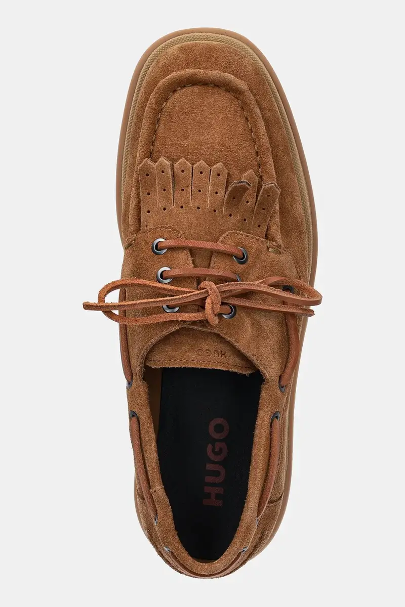 HUGO Mocassini Uomo Marrone 3325612 miniatura 4