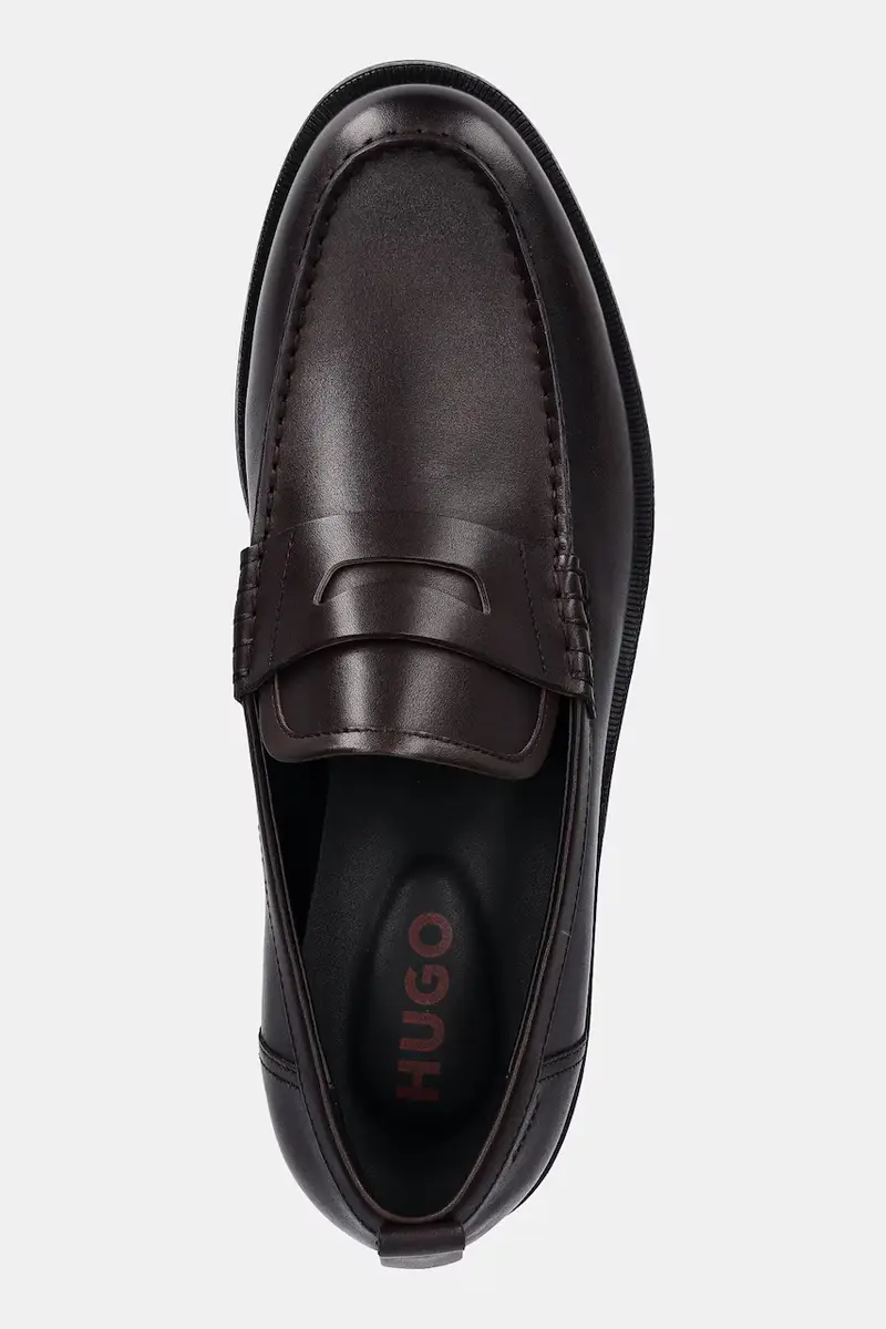 HUGO Mocassini Uomo Marrone 2983063 miniatura 4