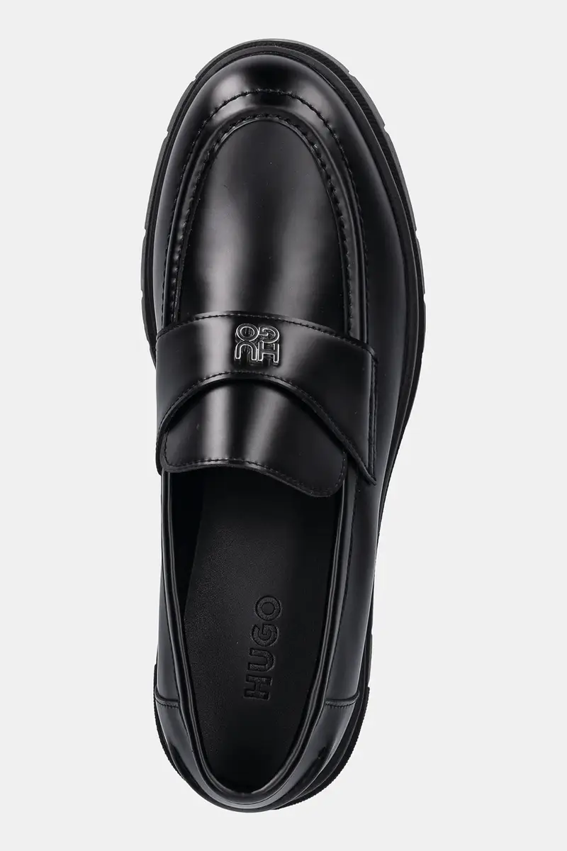 HUGO Mocassini Donna Nero 3081902 miniatura 4