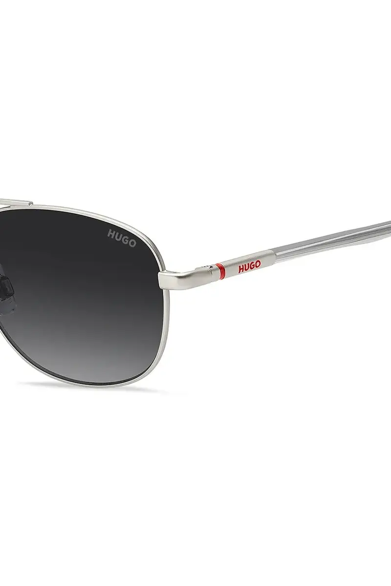 HUGO Occhiali da sole Uomo Argento 3764587 miniatura 5