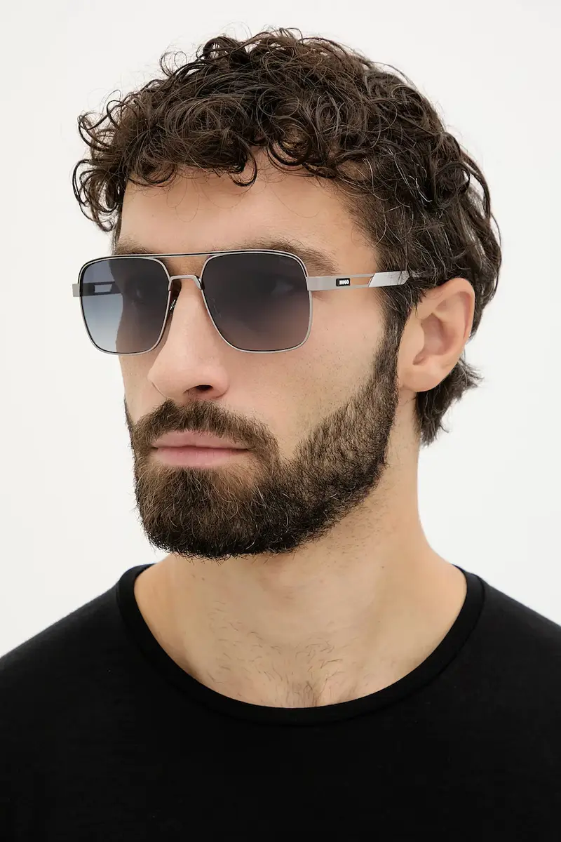 HUGO Occhiali da sole Uomo Argento 3764588