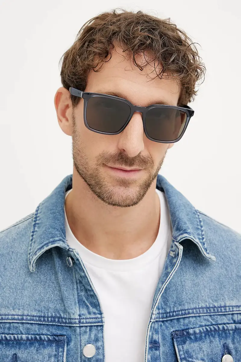 HUGO Occhiali da sole Uomo Blu 3133320