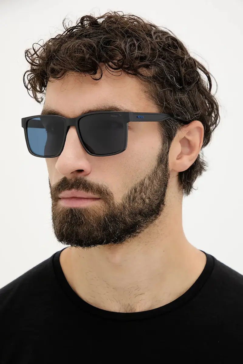 HUGO Occhiali da sole Uomo Blu 3768238