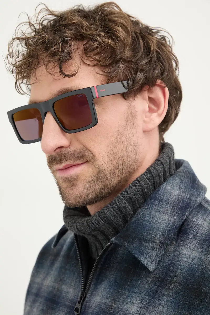 HUGO Occhiali da sole Uomo Nero 3262790