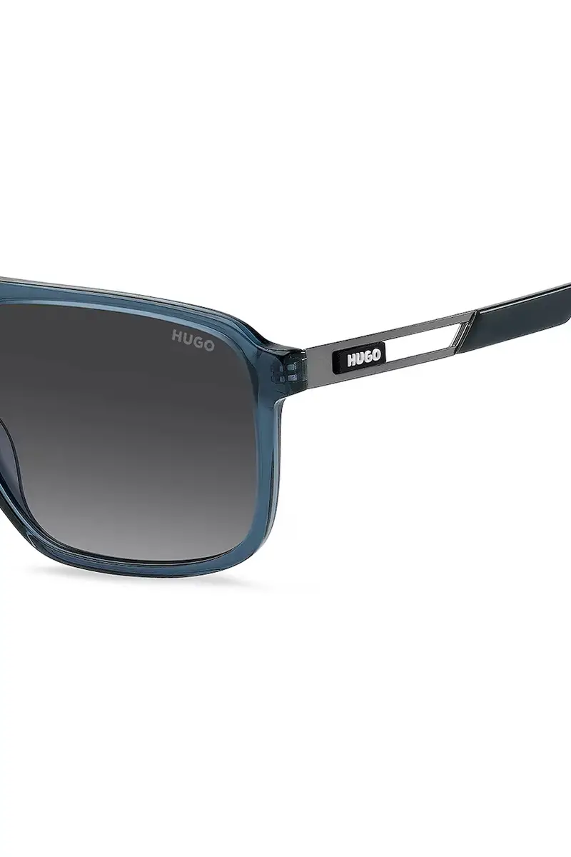 HUGO Occhiali da sole Uomo Nero 3778275 miniatura 5