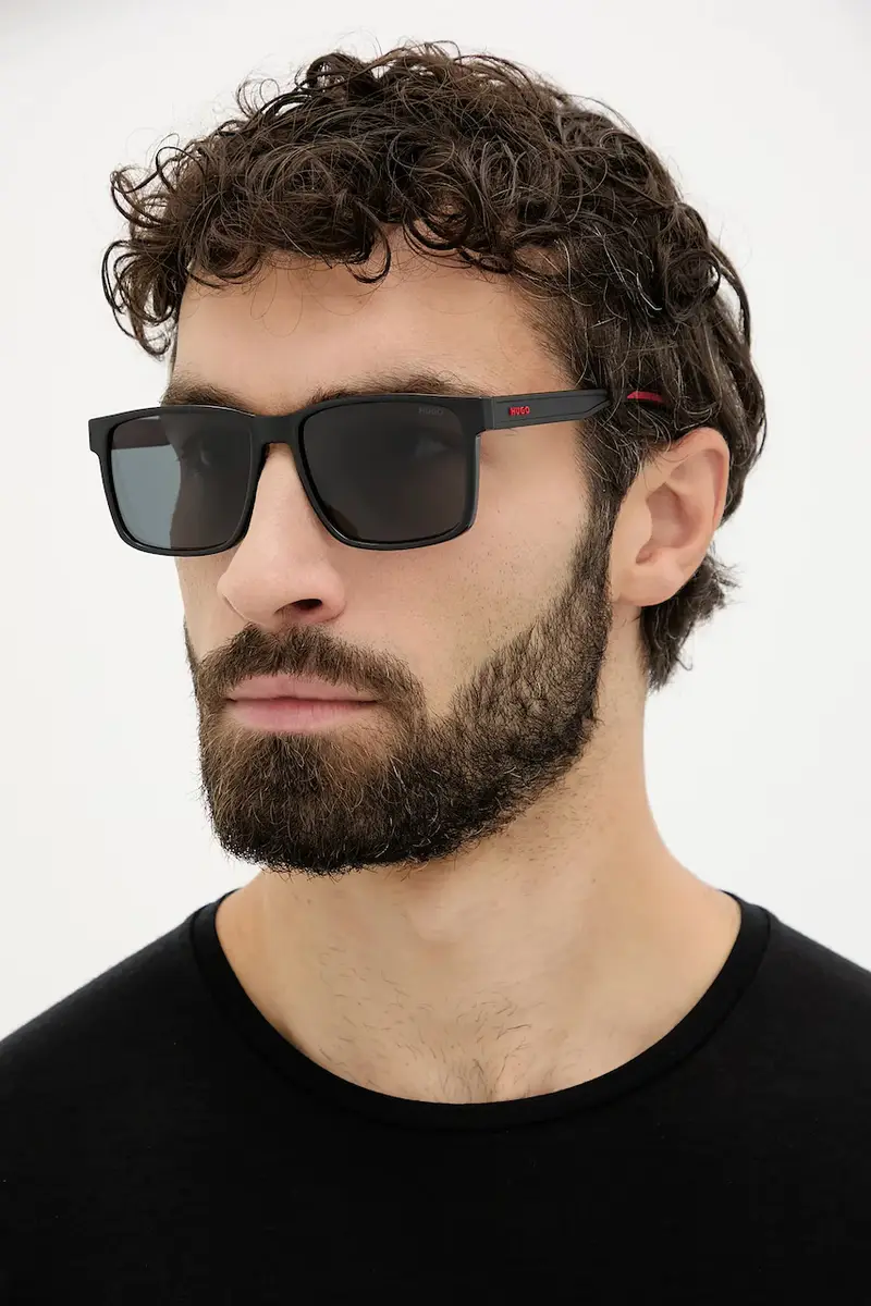 HUGO Occhiali da sole Uomo Nero 3778275