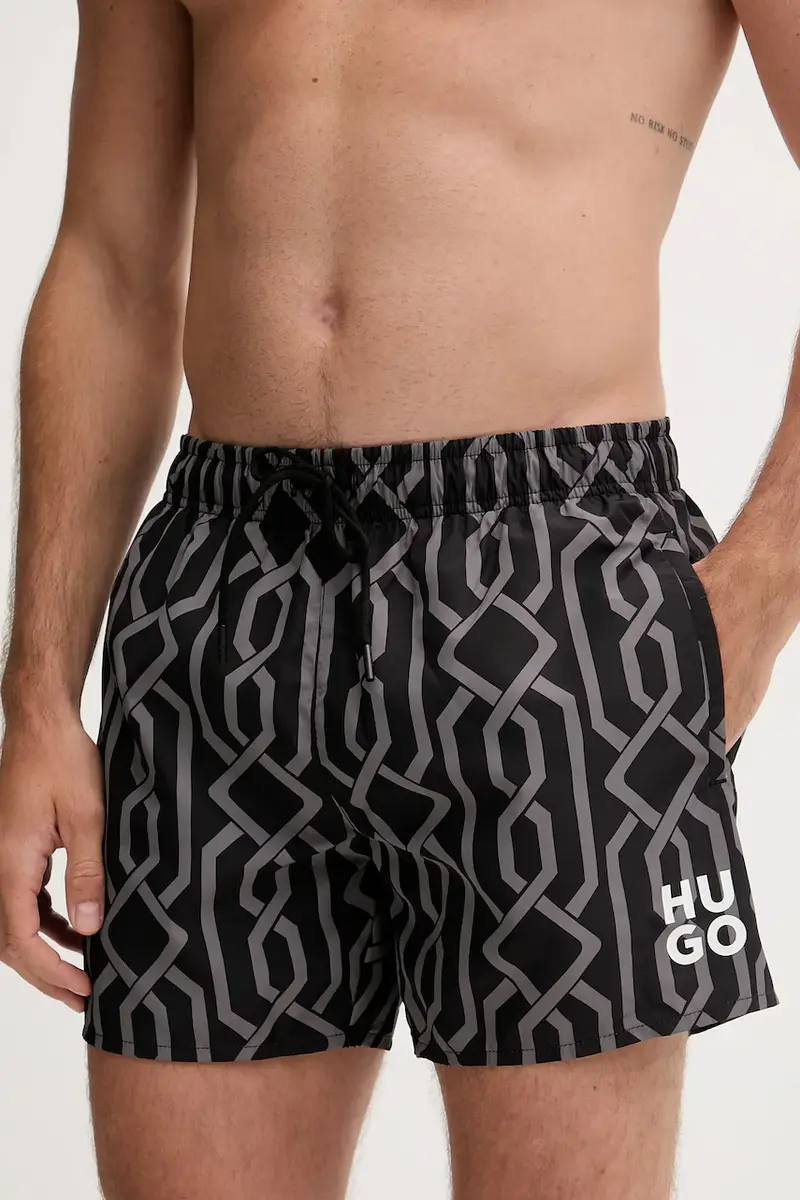 pantaloncini da bagno 50549882 Nero miniatura 2