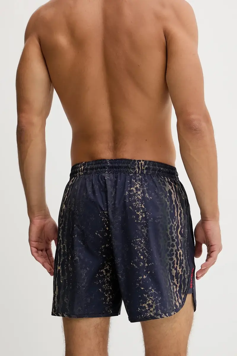 pantaloncini da bagno colore blu navy 50545412 miniatura 3