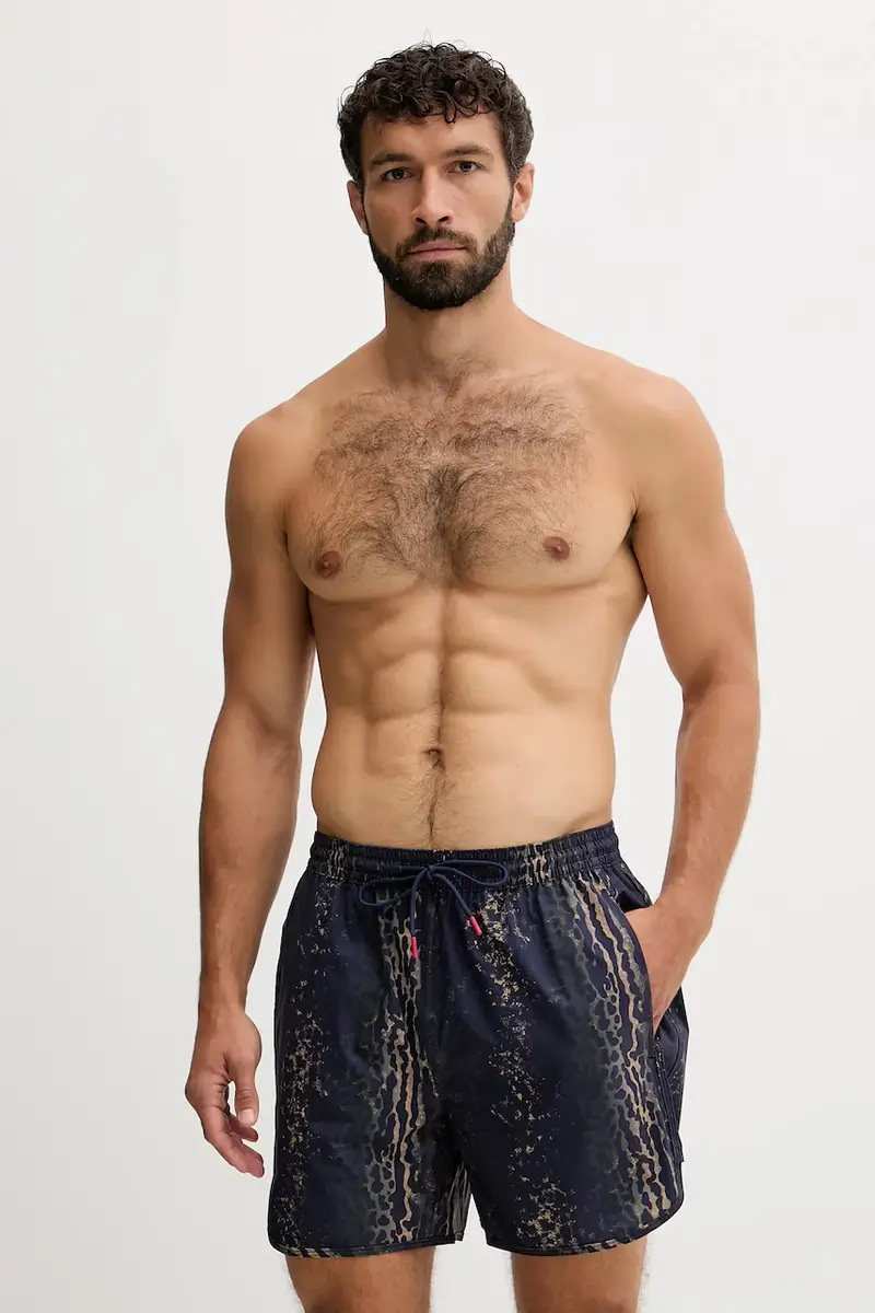 pantaloncini da bagno colore blu navy 50545412