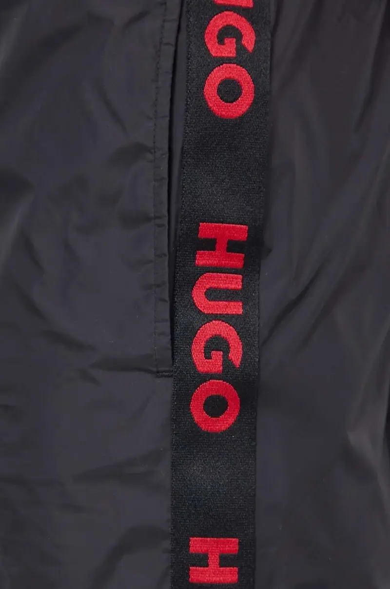 pantaloncini da bagno colore blu navy Nero miniatura 4