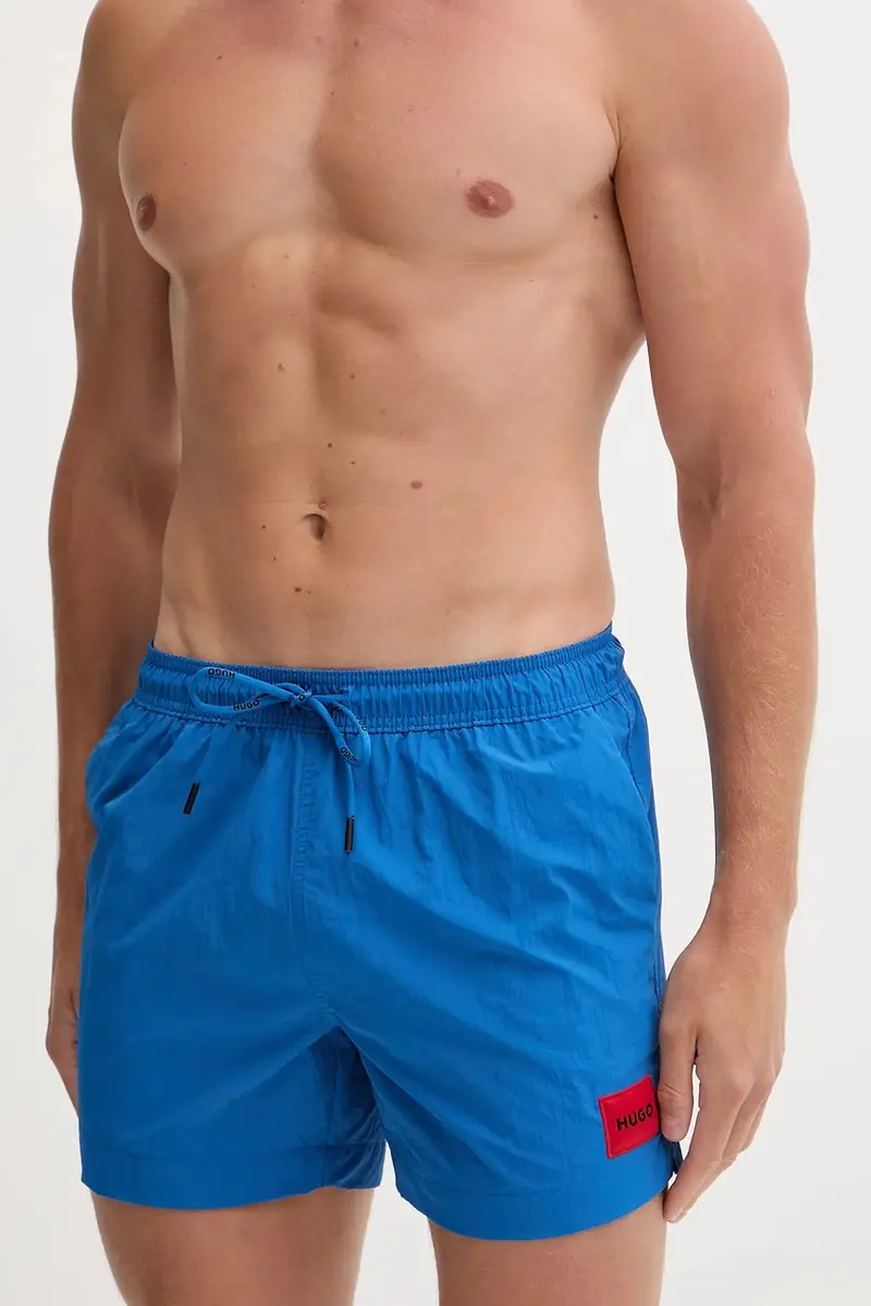 pantaloncini da bagno colore marrone Turchese miniatura 2