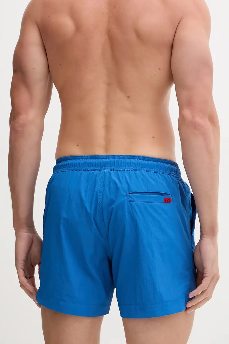 pantaloncini da bagno colore marrone Turchese miniatura 3